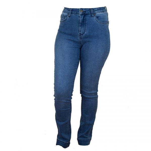 JEANS DAMA TIRO ALTO CON BASTA ANCHA